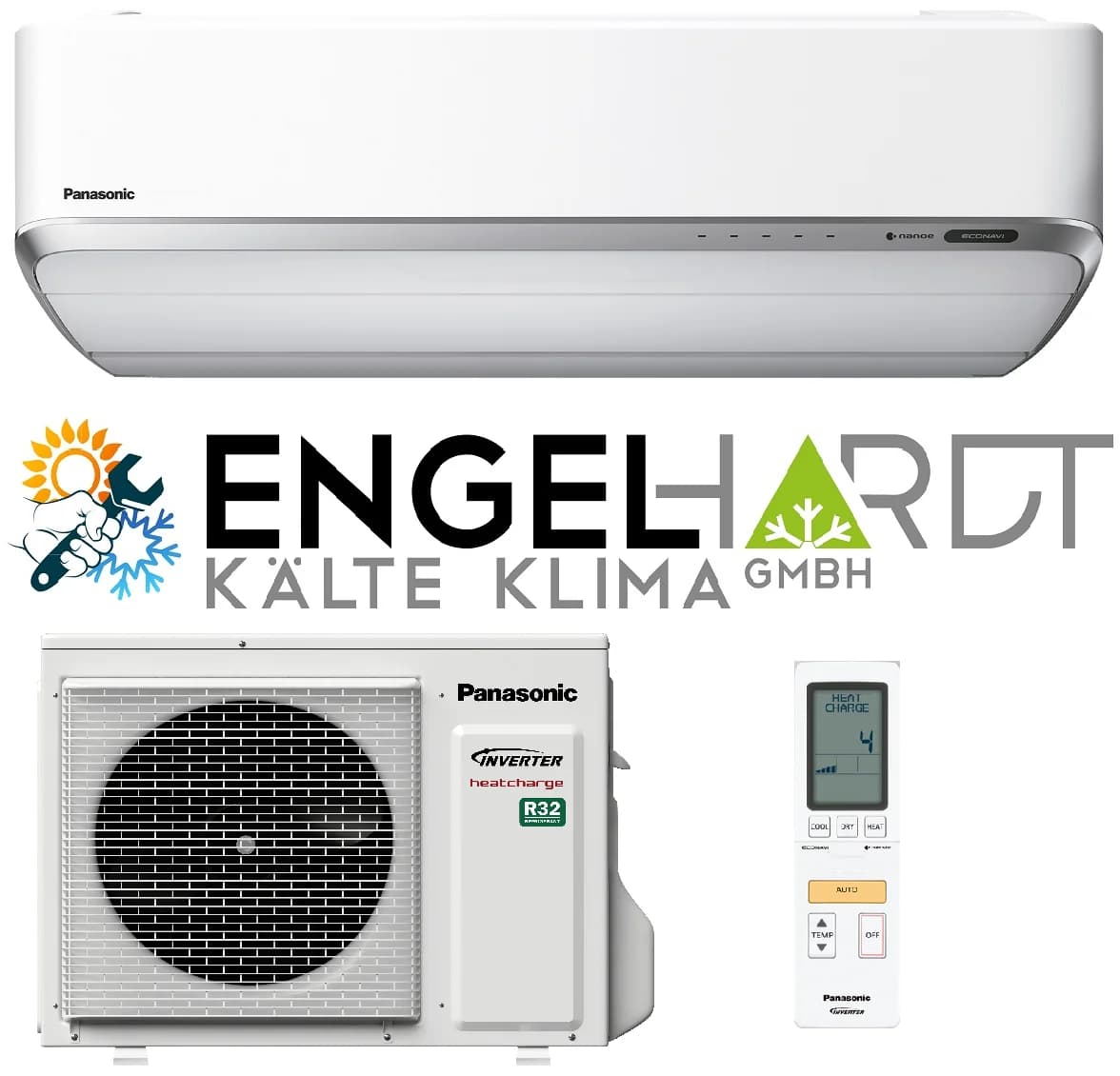 Heatcharge VZ Wandgerät -30° Panasonic KIT-VZ12-SKE