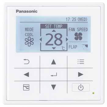 Panasonic CZ-RTC5 Design-Kabelfernbedienung für Panasonic PAC-i Klimasysteme.