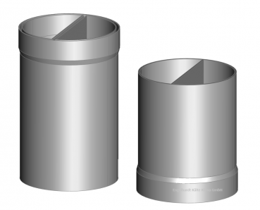 Rohrverlängerung 3 cm - 30 cm für Mitsubishi Lossnay VL-50 - Sonderanfertigung